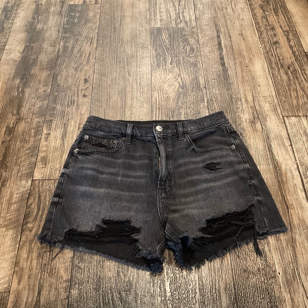 NWOT, American Eagle, Black High Rise 90’s Boyfriend Cut, Size 8